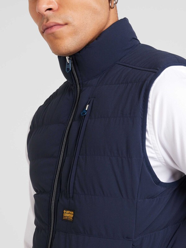 G-STAR Γιλέκο 'Foundation' σκούρο μπλε