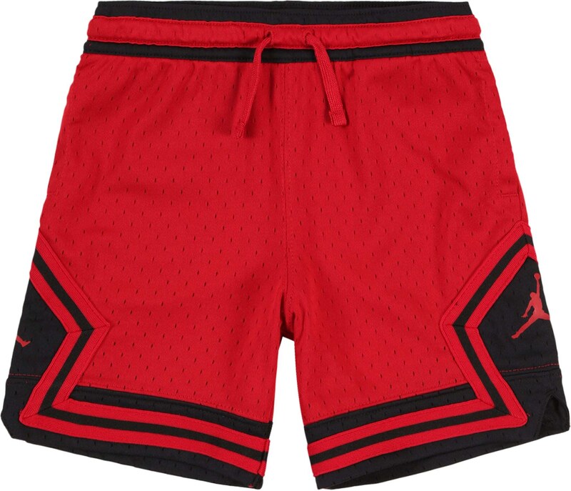 Jordan Παντελόνι φόρμας 'DIAMOND' κόκκινο / μαύρο