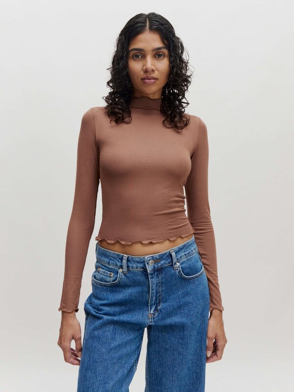 EDITED Μπλουζάκι 'Daniela' καφέ