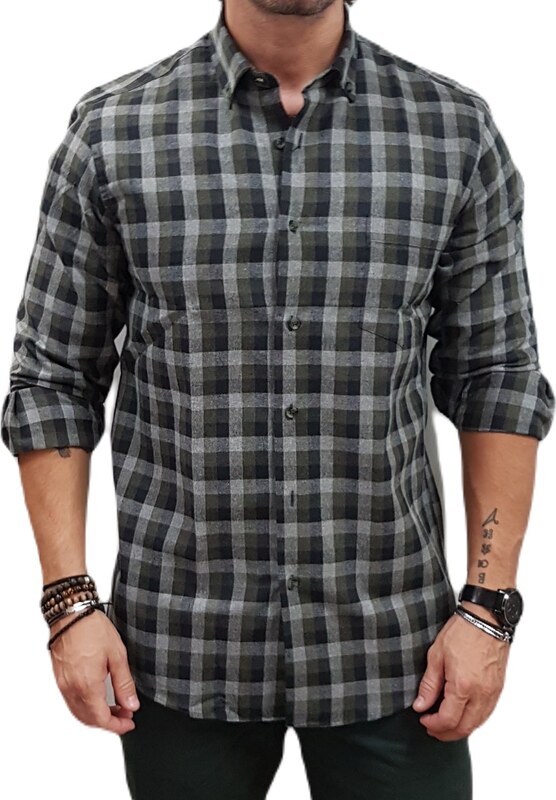 Lexton - 11.34.Kent - Green Check - Πουκάμισο