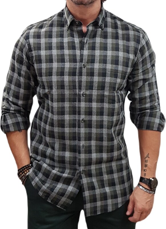 Lexton - 11.34.Kent - Green Check - Πουκάμισο