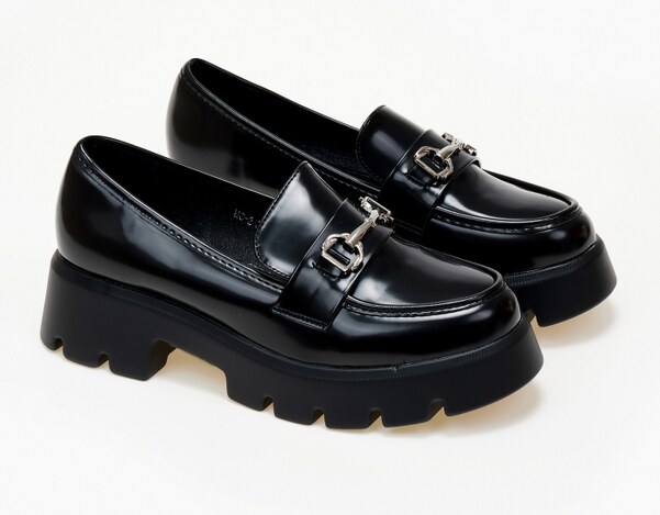 issue Loafers με αγκράφα - Μαύρο - 032011