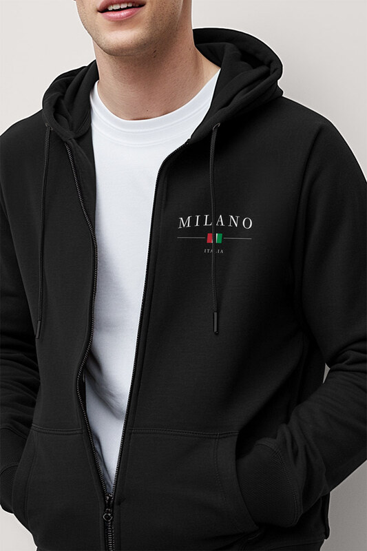 UnitedKind Milano Italia, Ζακέτα σε Μαύρο Χρώμα