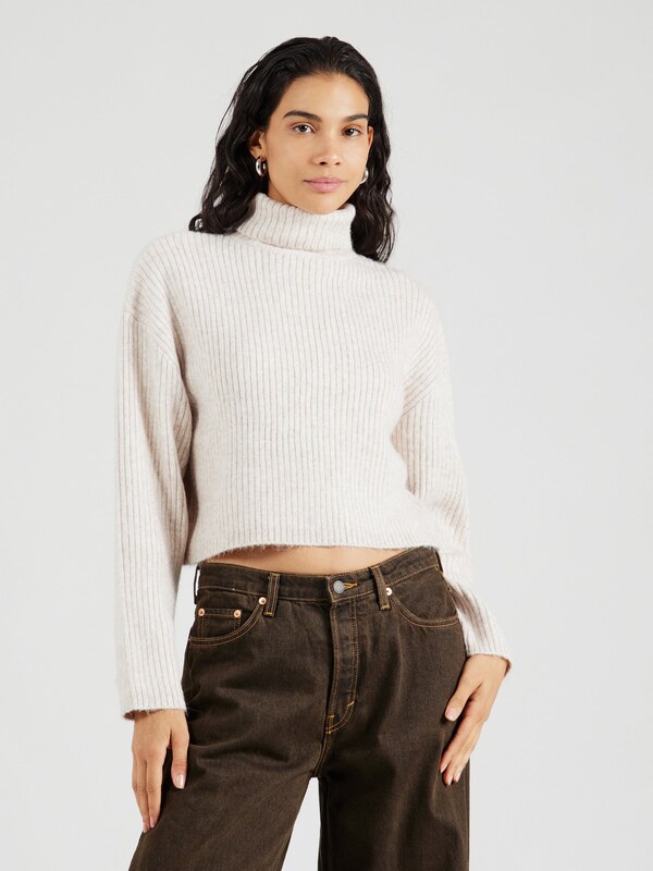 ONLY Πουλόβερ 'ONLMelanie' μπεζ μελανζέ