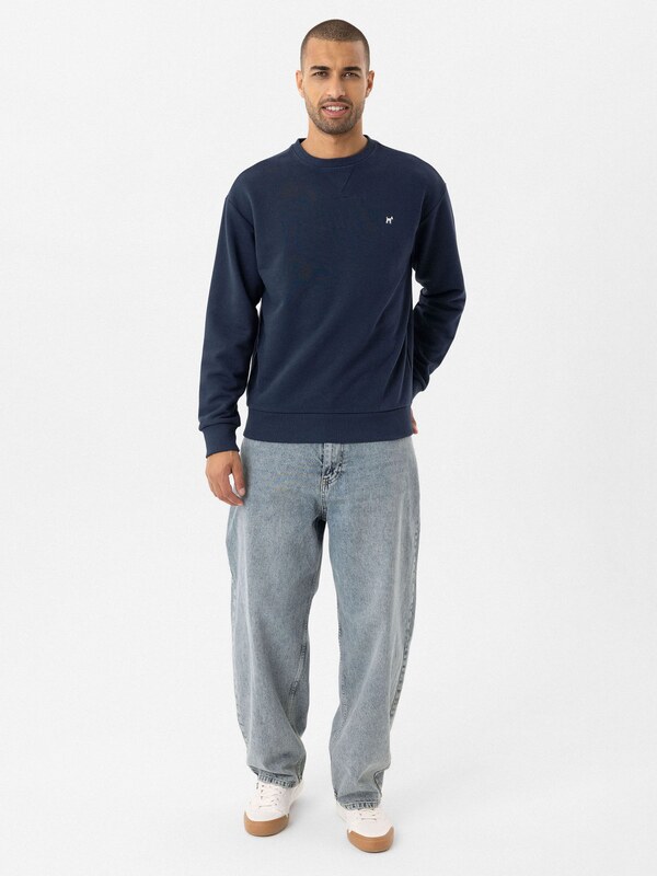 Williot Μπλούζα φούτερ ναυτικό μπλε / λευκό