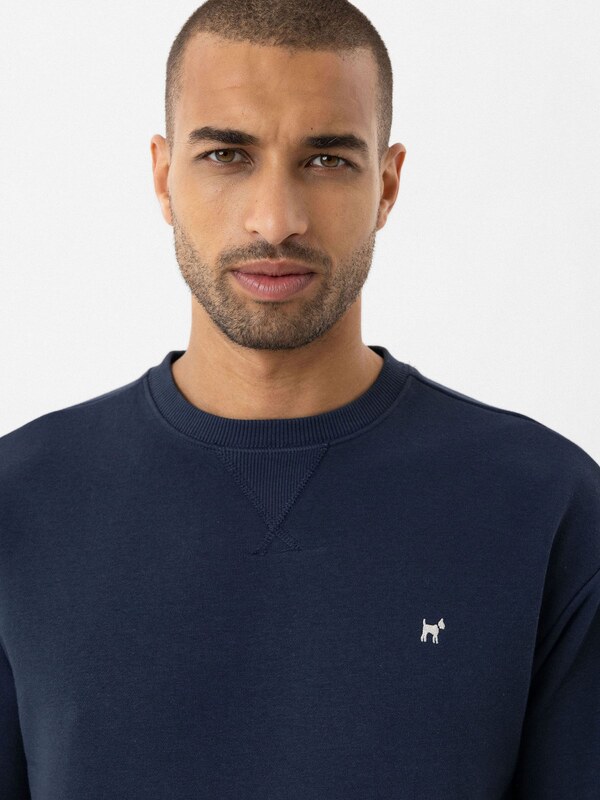 Williot Μπλούζα φούτερ ναυτικό μπλε / λευκό