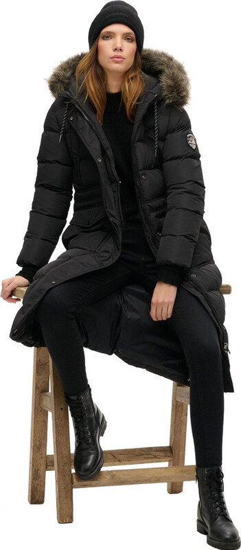 SUPERDRY EVEREST FAUX FUR LONGLINE ΜΠΟΥΦΑΝ ΓΥΝΑΙΚΕΙΟ W5011788A-02A