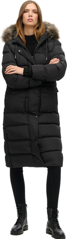 SUPERDRY EVEREST FAUX FUR LONGLINE ΜΠΟΥΦΑΝ ΓΥΝΑΙΚΕΙΟ W5011788A-02A