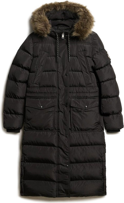SUPERDRY EVEREST FAUX FUR LONGLINE ΜΠΟΥΦΑΝ ΓΥΝΑΙΚΕΙΟ W5011788A-02A