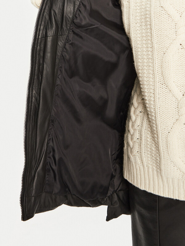 Μπουφάν δερμάτινο Serge Pariente