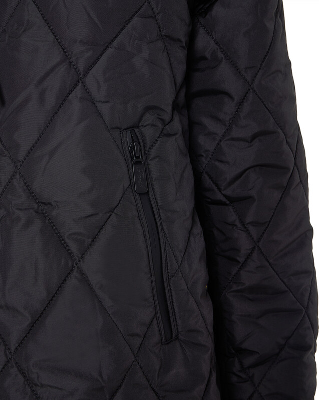 Forel Μπουφάν καπιτονέ μακρύ Μαύρο