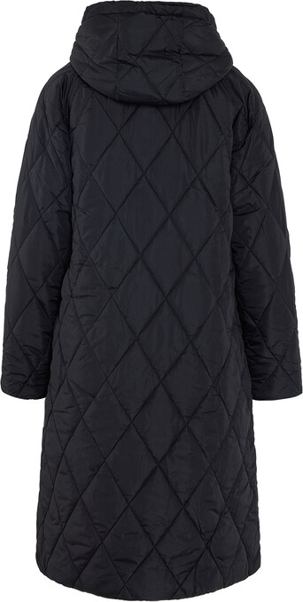 Forel Μπουφάν καπιτονέ μακρύ Μαύρο