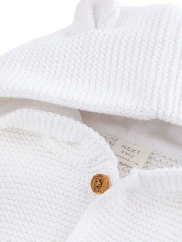 Next Πλεκτή ζακέτα λευκό