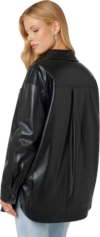 GUESS 'MAREVA' PU SHACKET ΓΥΝΑΙΚΕΙΟ W4YL22WF8Q0-JBLK