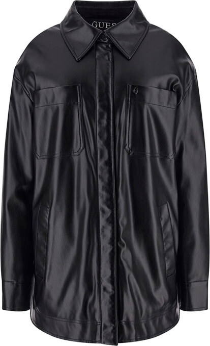 GUESS 'MAREVA' PU SHACKET ΓΥΝΑΙΚΕΙΟ W4YL22WF8Q0-JBLK