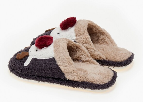 issue Παντόφλες ταρανδάκια - Γκρι - 020011