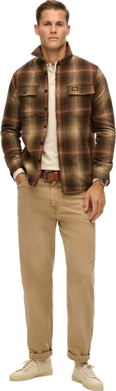 SUPERDRY 'MILLER' WOOL OVERSHIRT ΑΝΔΡIKO M4010720A-B9C