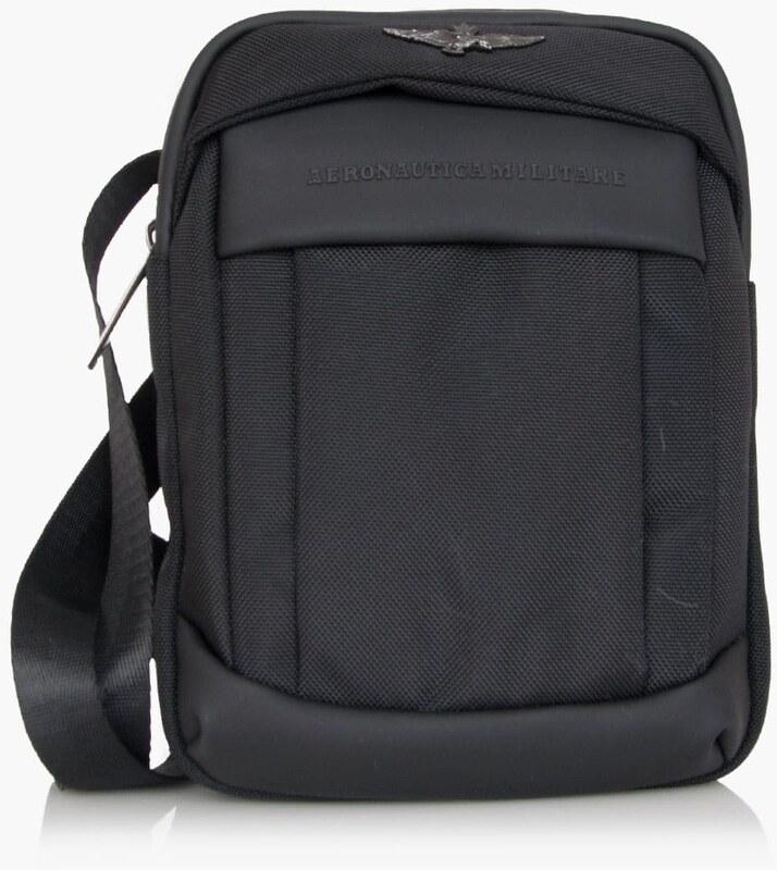 Aeronautica Militare Τσαντάκι Ώμου Χιαστί Aeronautica Military AM-500 Μαύρο