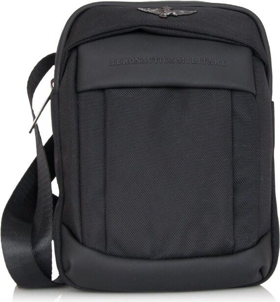 Aeronautica Militare Τσαντάκι Ώμου Χιαστί Aeronautica Military AM-500 Μαύρο