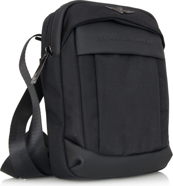 Aeronautica Militare Τσαντάκι Ώμου Χιαστί Aeronautica Military AM-500 Μαύρο