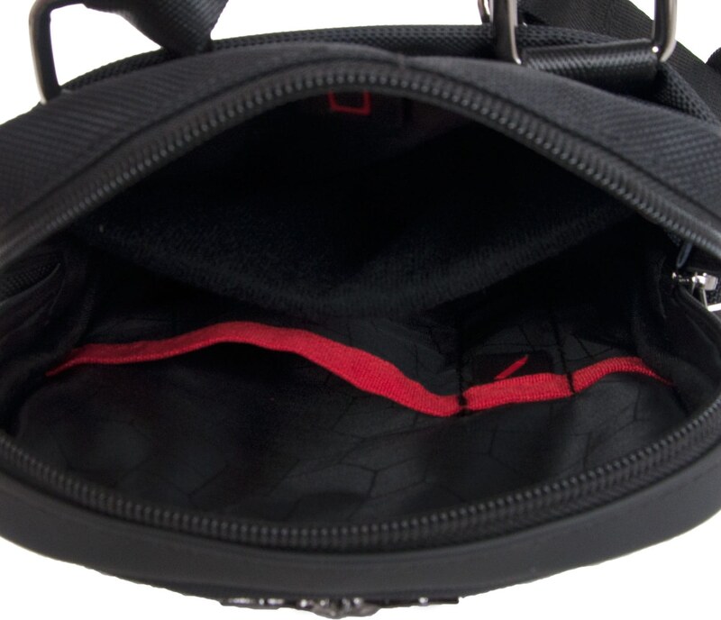 Aeronautica Militare Τσαντάκι Ώμου Χιαστί Aeronautica Military AM-500 Μαύρο