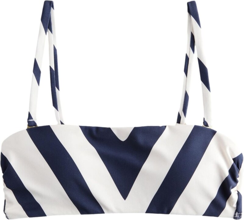 Next Τοπ μπικίνι ναυτικό μπλε / λευκό