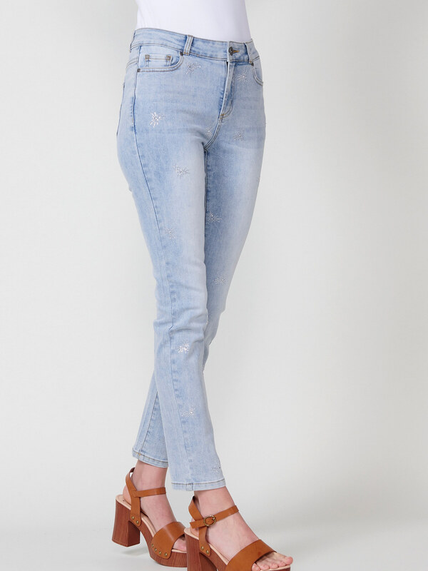 KOROSHI Τζιν γαλάζιο