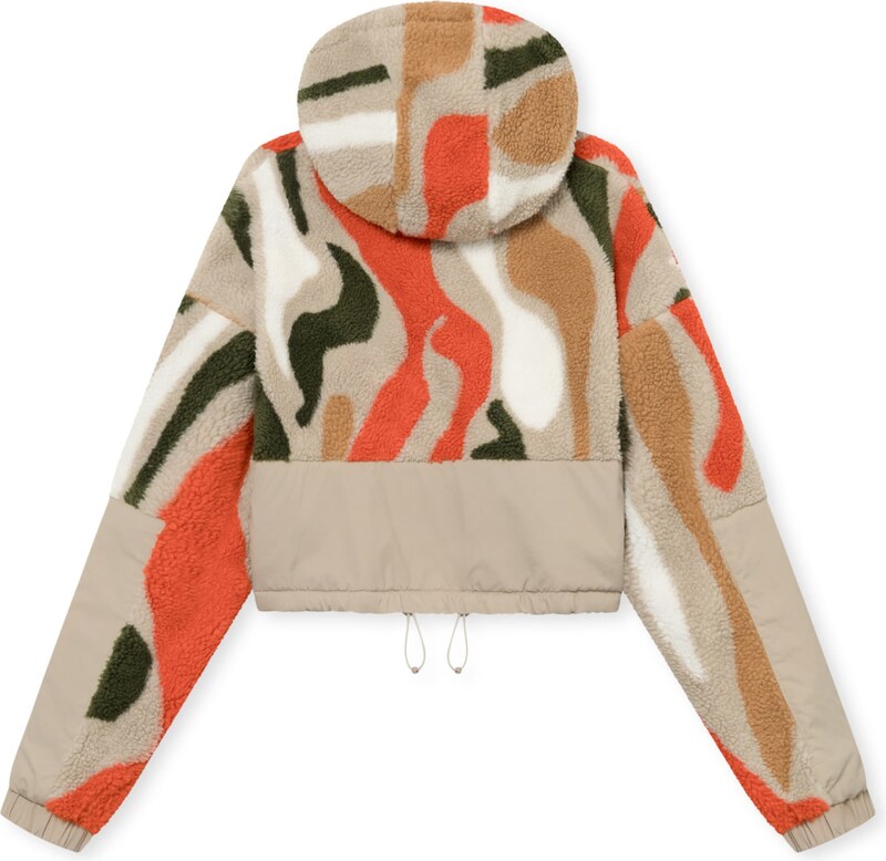 Johnny Urban Ζακέτα φλις 'Carey' μπεζ / καμηλό / σκούρο πράσινο / αστακί