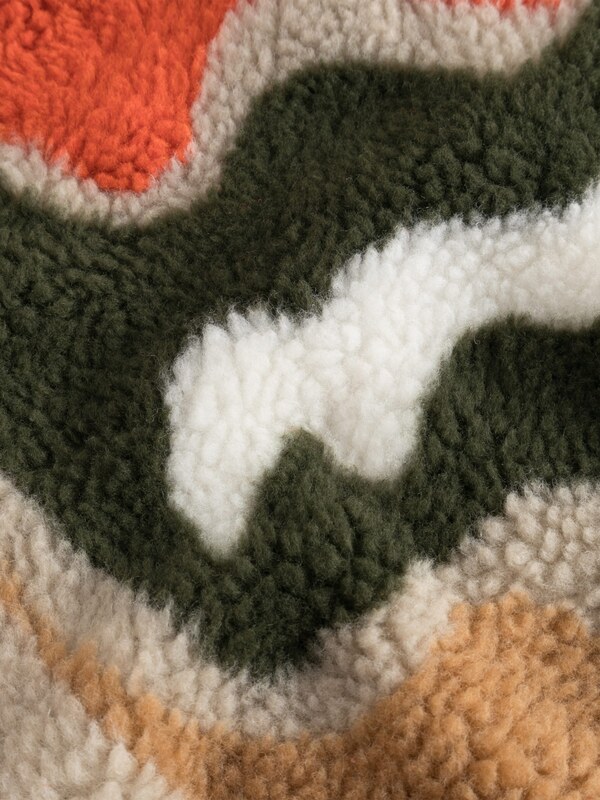 Johnny Urban Ζακέτα φλις 'Carey' μπεζ / καμηλό / σκούρο πράσινο / αστακί