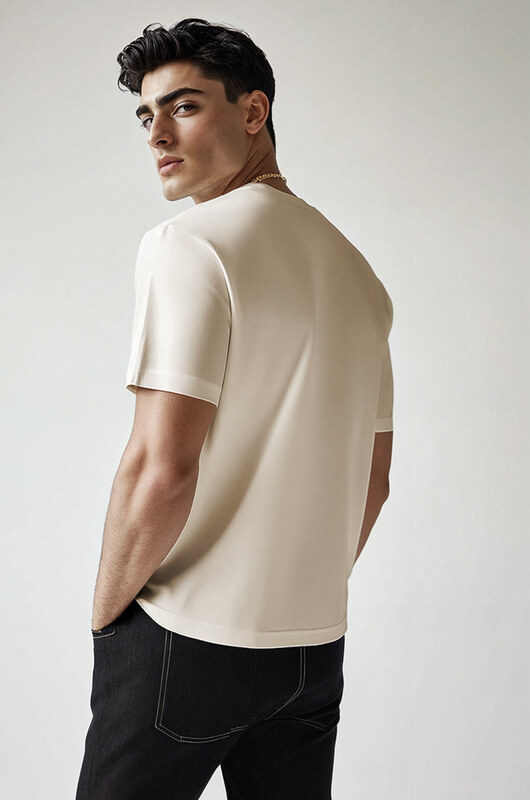 UnitedKind Italia Xi, T-Shirt σε Εκρού Χρώμα