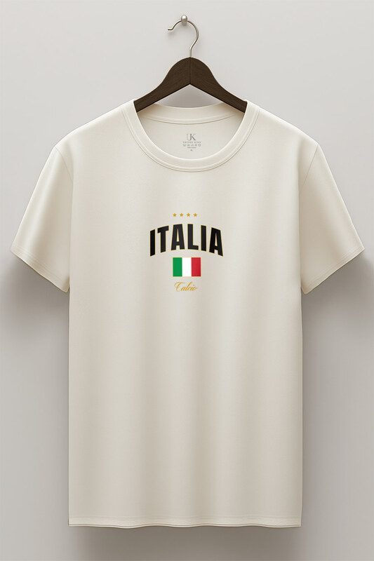 UnitedKind Italia Xi, T-Shirt σε Εκρού Χρώμα