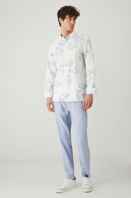 Λινό παντελόνι Medicine