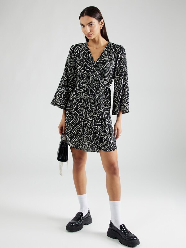 JDY Φόρεμα 'JDYPEPPER' μαύρο / λευκό