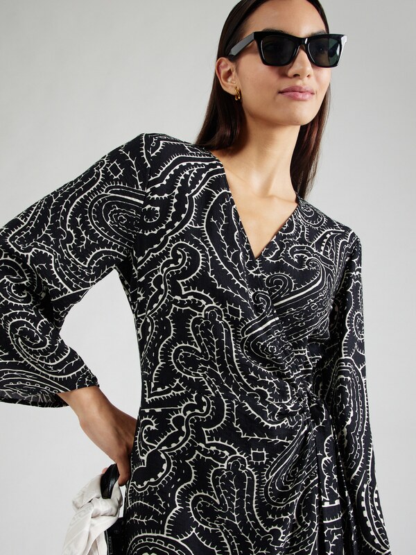 JDY Φόρεμα 'JDYPEPPER' μαύρο / λευκό