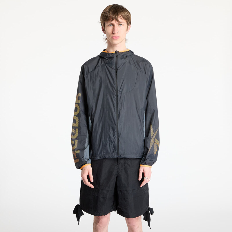 Μπουφάν Reebok Wind Run Jacket Washed Black/ Grey 3 M