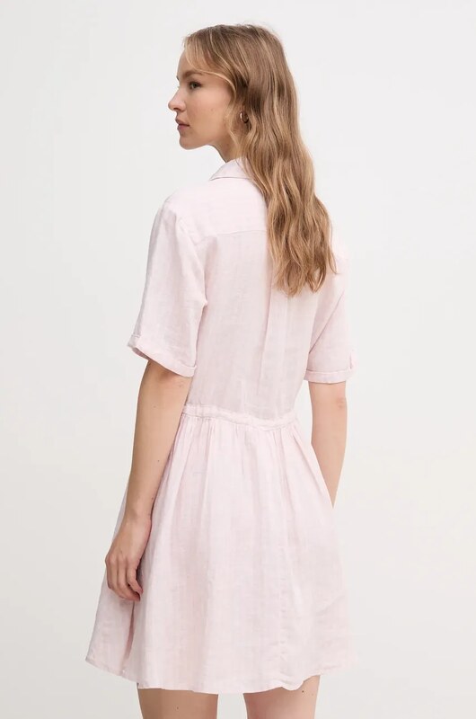 Λινό φόρεμα Tommy Hilfiger