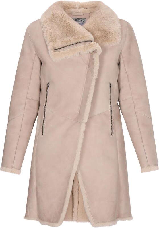 DreiMaster Vintage Ανοιξιάτικο και φθινοπωρινό παλτό εκρού