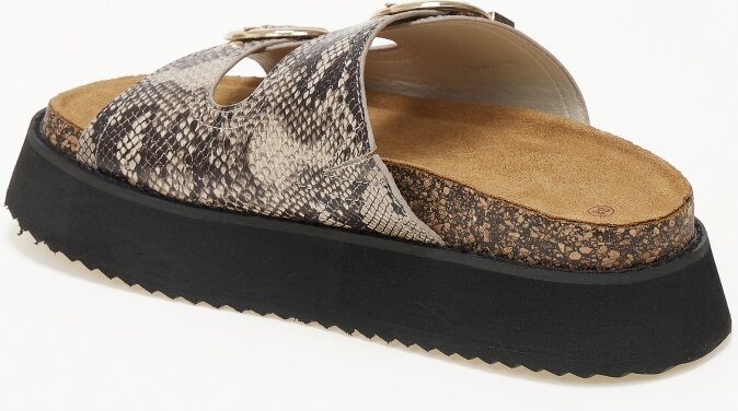 issue Σανδάλια flatform με ψηλή σόλα και αγκράφες - Snake - 061011