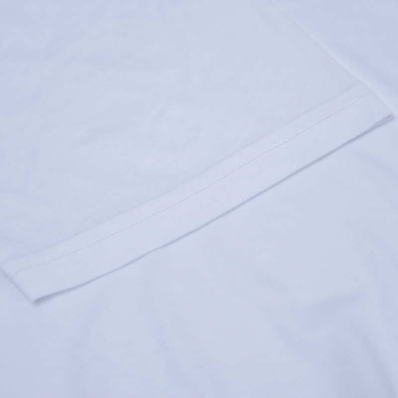 Prince Oliver Crew Neck Τ-Shirt Λευκό in Tencel Fabric Modern Fit