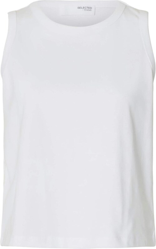 SELECTED Τοπ 'SLFEssential' λευκό