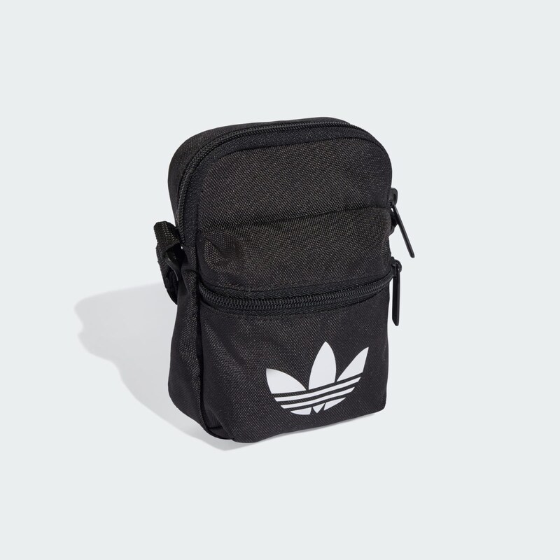 ADIDAS ORIGINALS Τσάντα ώμου 'Adicolor Classic Festival' μαύρο / λευκό