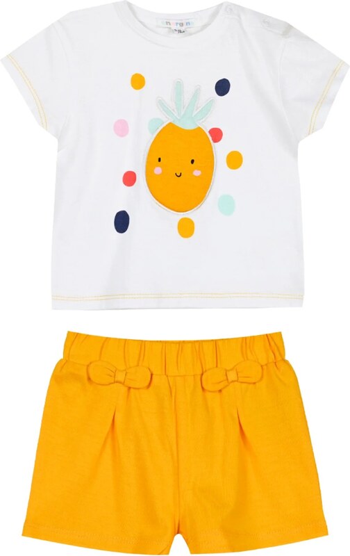 Energiers Βρεφικό Καλοκαιρινό Σετ Μπλούζα & Σορτς με Σχέδιο Ανανά