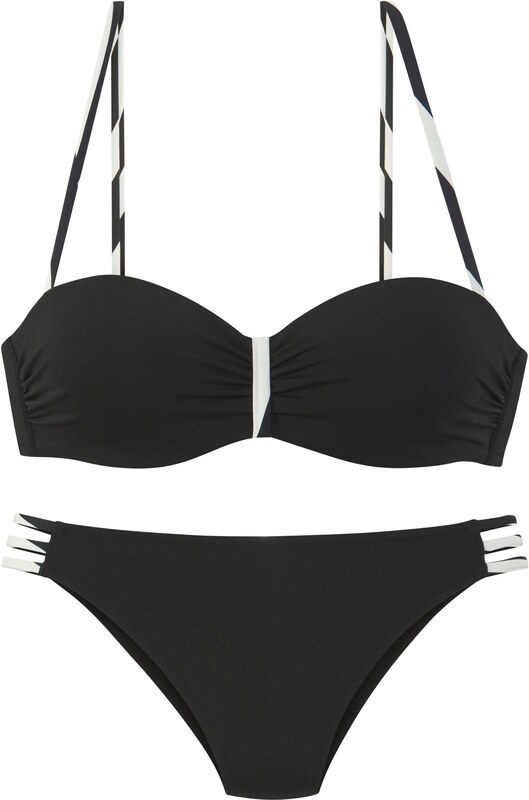 FRENCH CONNECTION Μπικίνι μαύρο / λευκό