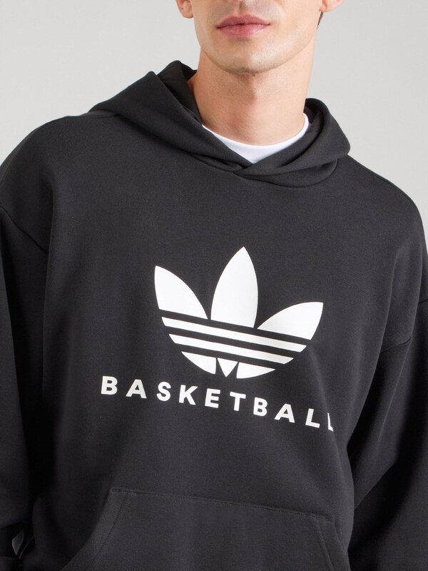 ADIDAS ORIGINALS Μπλούζα φούτερ 'OG FOUN.' μαύρο / λευκό