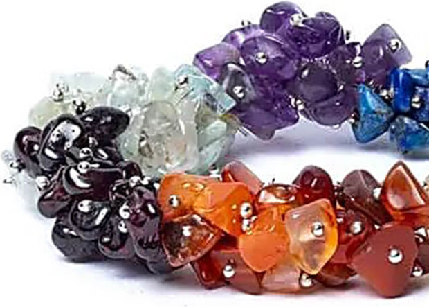 Γυναικείο Βραχιόλι Mani - chakra chips elastic