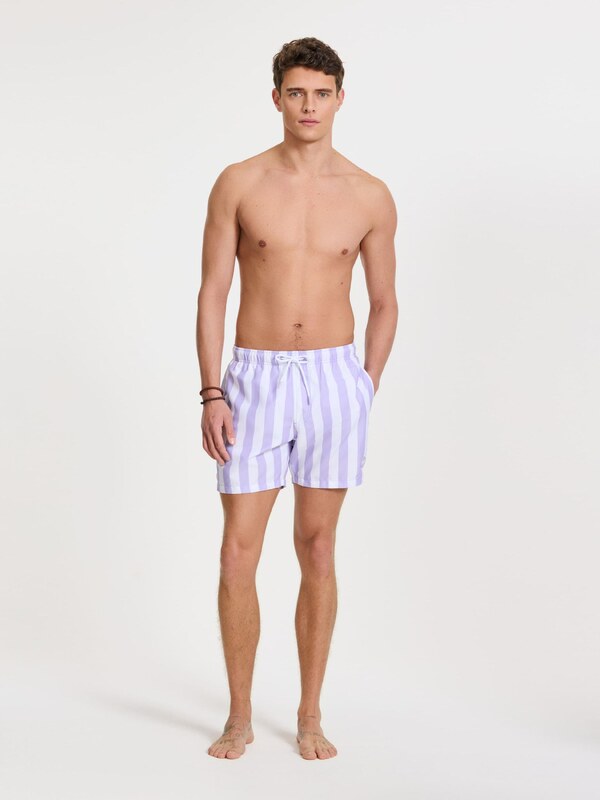 Shiwi Σορτσάκι-μαγιό λιλά / λευκό