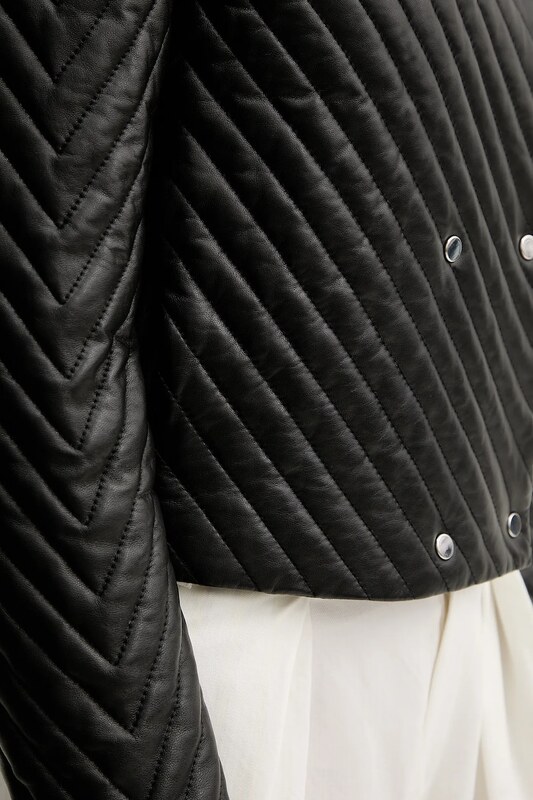 Δερμάτινο μπουφάν BOSS Bashinah