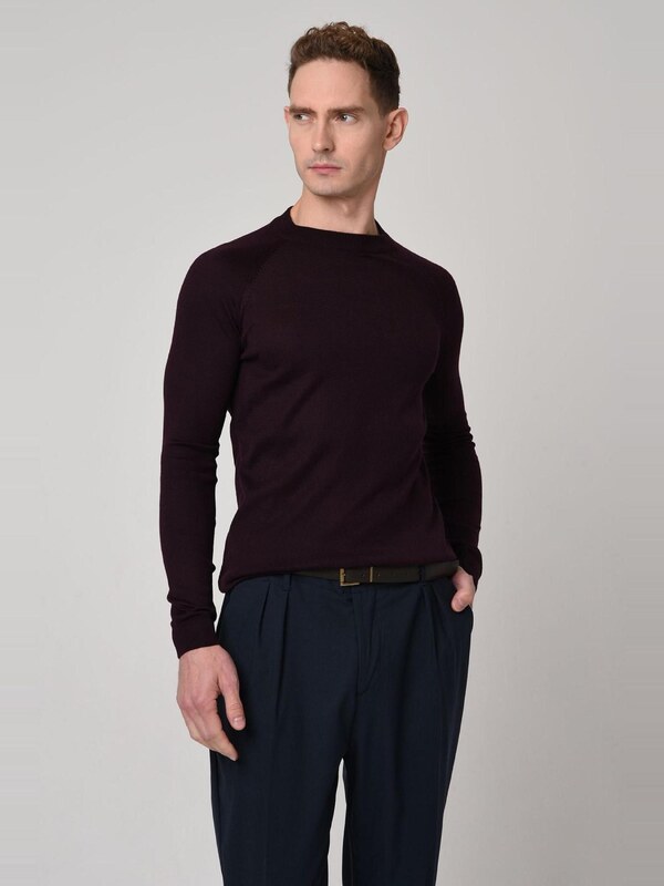 Antioch Πουλόβερ κόκκινο κρασί