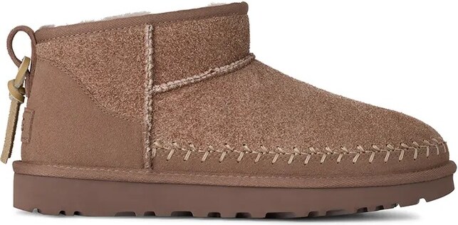 Μπότες χιονιού σουέτ UGG Classic Ultra Mini Biarritz