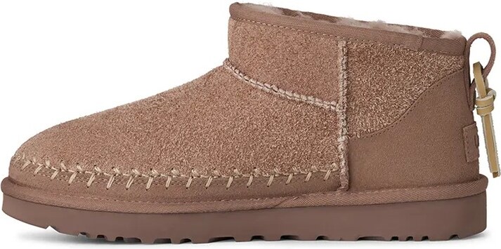 Μπότες χιονιού σουέτ UGG Classic Ultra Mini Biarritz